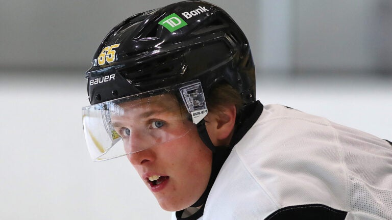 Bruins’ breakout prospect Cooper Simpson has clear path to follow